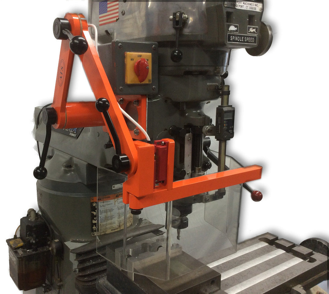Milling Machine Chip Guard (HeadMount) for Bridgeport & More — ATS