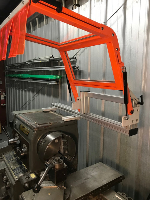 Lathe Safety Guard - Machine-Mount Hinged from ATS SAFETY