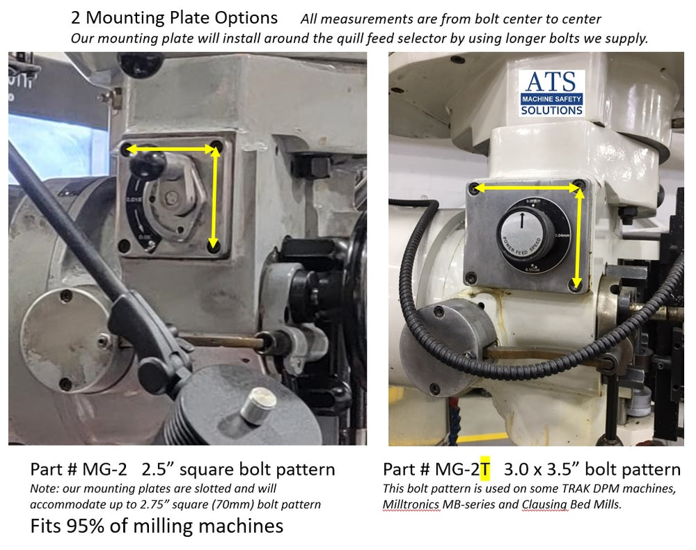 Milling Machine Chip Guard (HeadMount) for Bridgeport & More — ATS