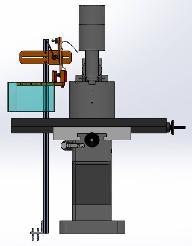 Hydraulic Press Safety Cage - Vertical Sliding Guard — ATS Machine