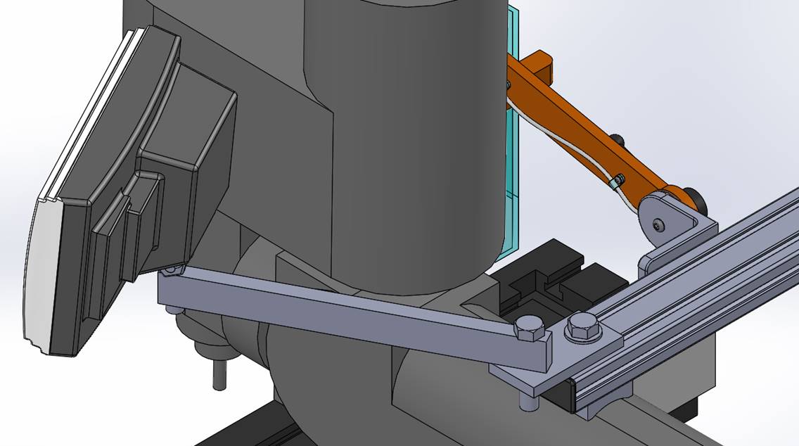 Hydraulic Press Safety Cage - Vertical Sliding Guard — ATS Machine