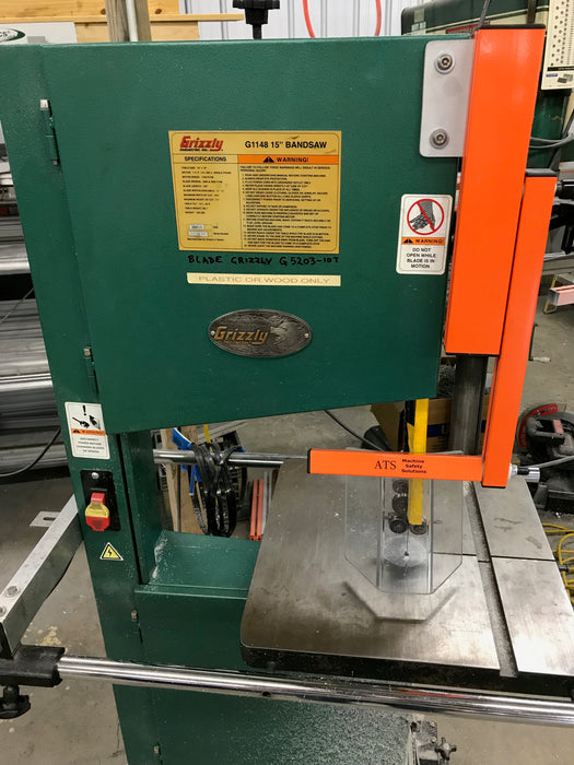 Vertical Band Saw Guard Safety