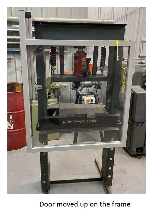 Hydraulic Press Guarding Hinged Hydraulic Press Guard Kit — ATS