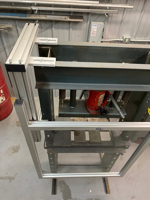 Hydraulic Press Safety Cage - Vertical Sliding Guard — ATS Machine Safety  Solutions