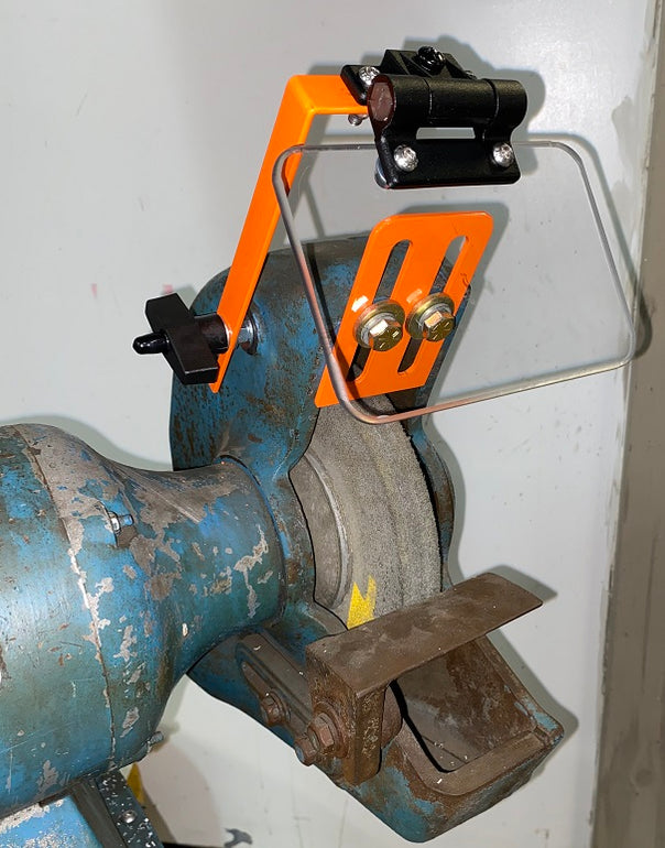 Universal Bench Grinder Shield Grinder Eye Shield Assembly — ATS